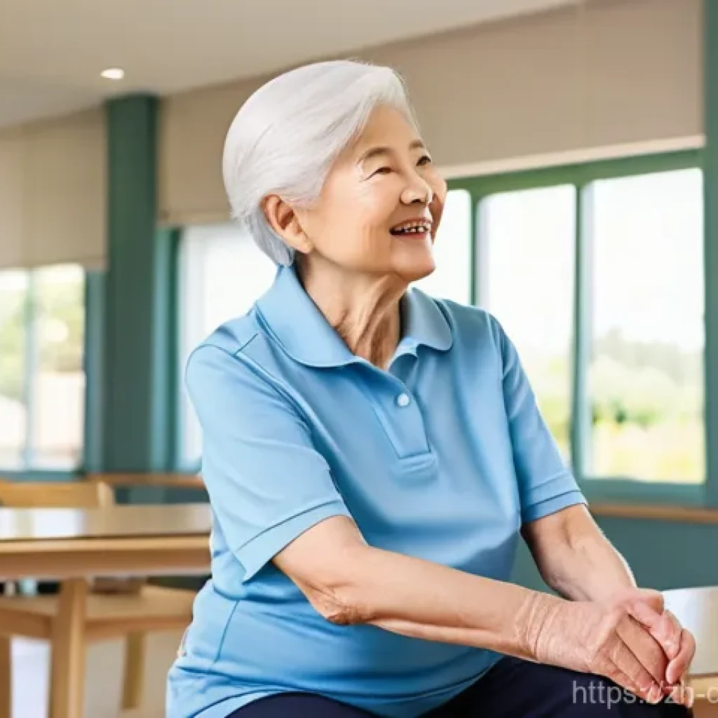 치매관리사 취업 시 유리한 자격증 - **Prompt 1: Professional Elder Care Worker Assisting in a Modern Facility**
A professional and c...